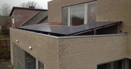 zonnepanelen installatie aluminium schans - steenhuize