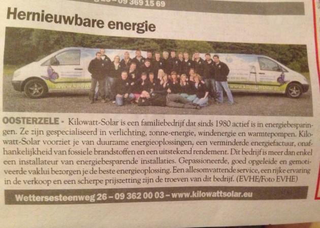Kilowatt-Solar-Streekkrant