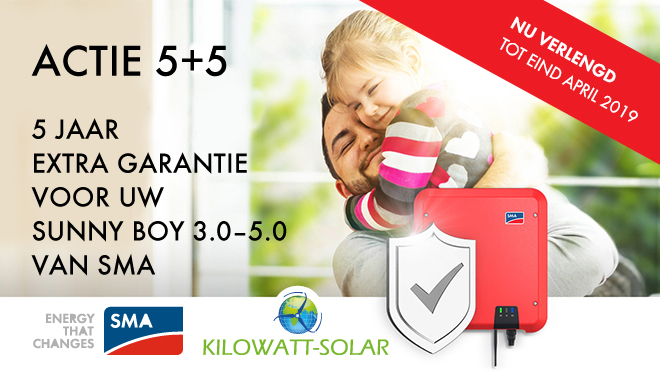 5 jaar extra garantie SMA-SUNNY BOY 3.0-5.0